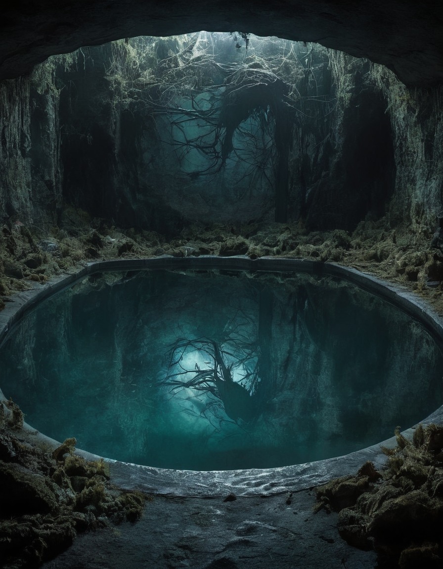 mystical, mirroring pool, hidden truths