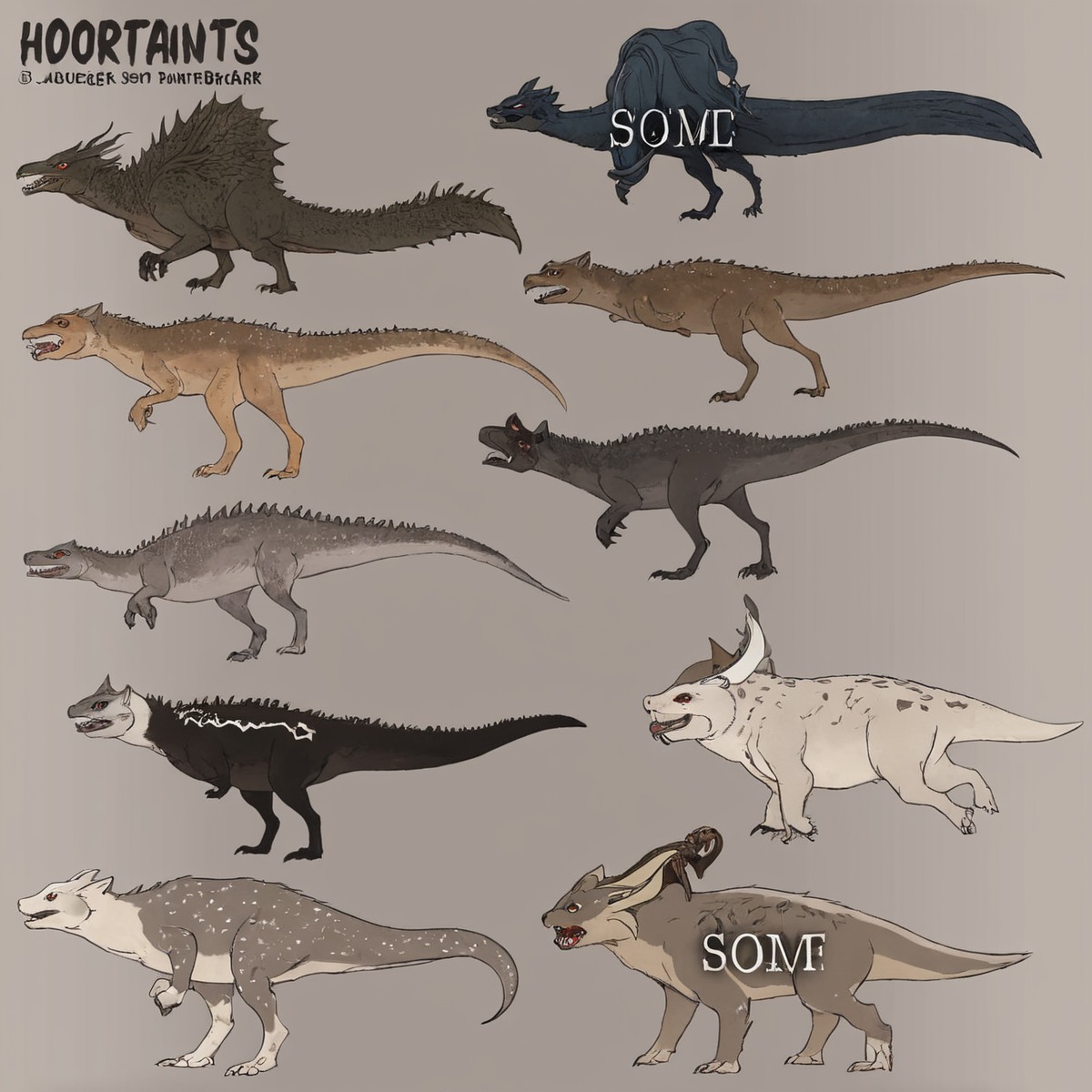 animal, characterdesign, digitalart, dinosaur, adoptablesopen, adoptable