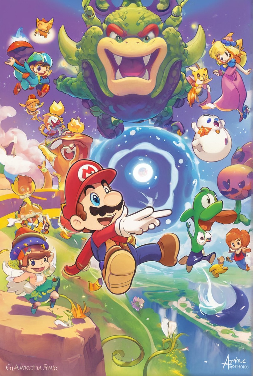 bowser, fanart, luigi, mario, nintendo, princessdaisy, princesspeach, toad, yoshi, nintendoswitch, supermariobroswonder, supermariowonder