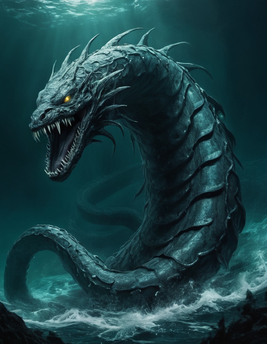 sea serpent, mythical creature, monster, marine animal, mythology