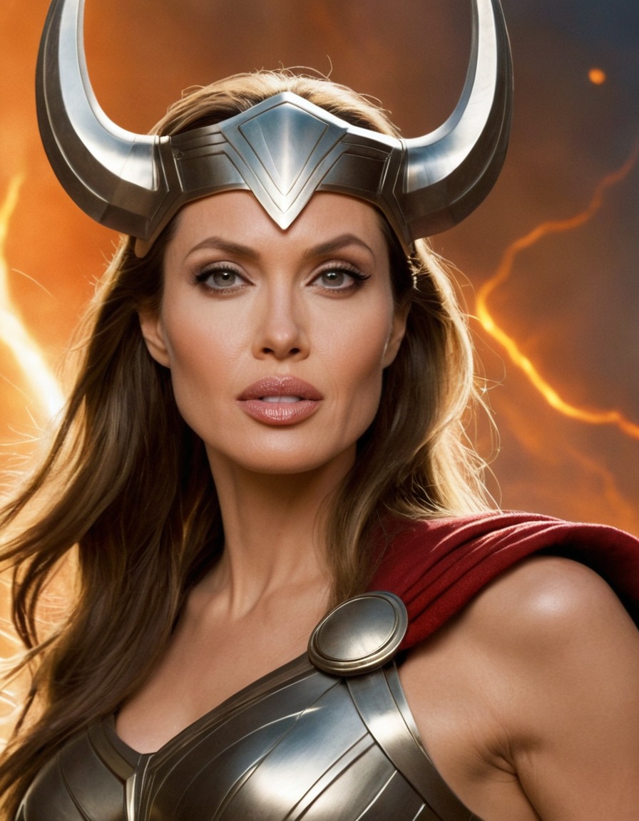 angelina jolie, thor, marvel, superhero, actress