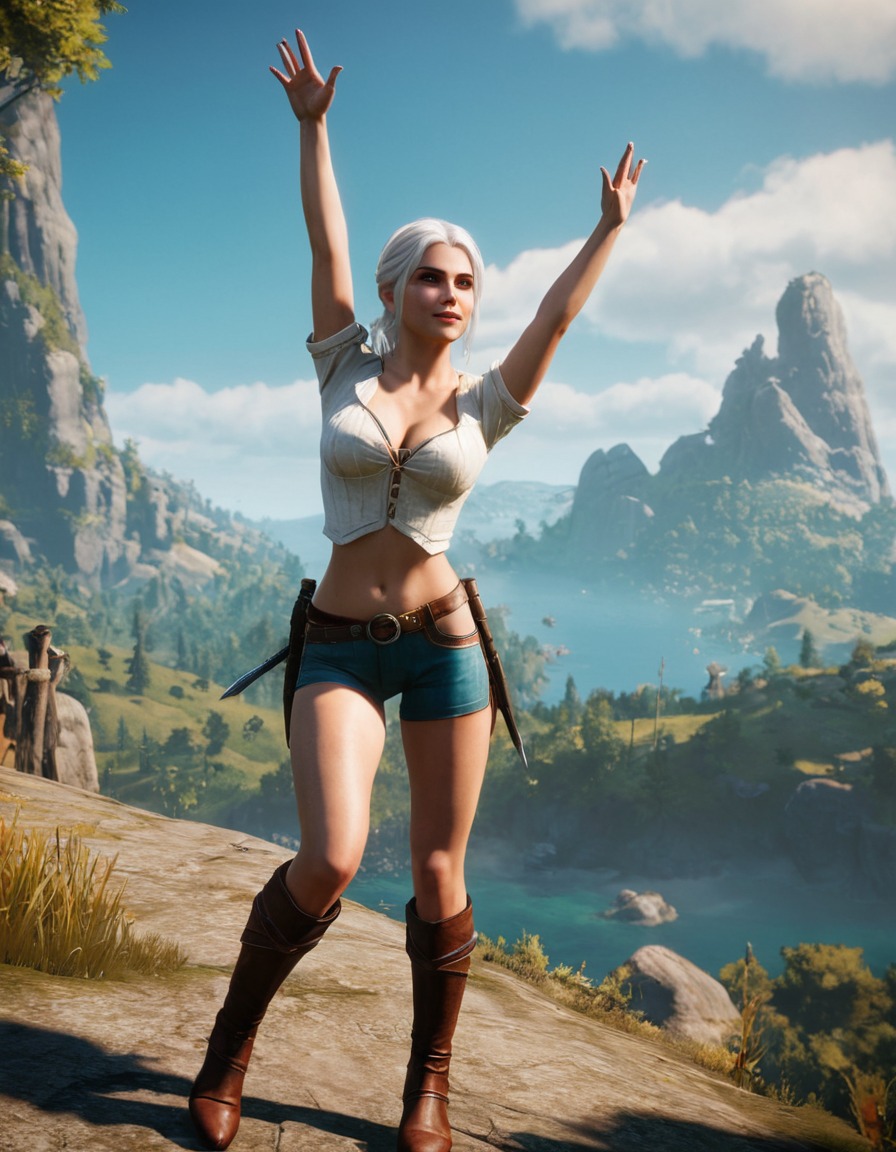 ciri, the witcher 3, wild hunt, video games, action, fantasy, heroine