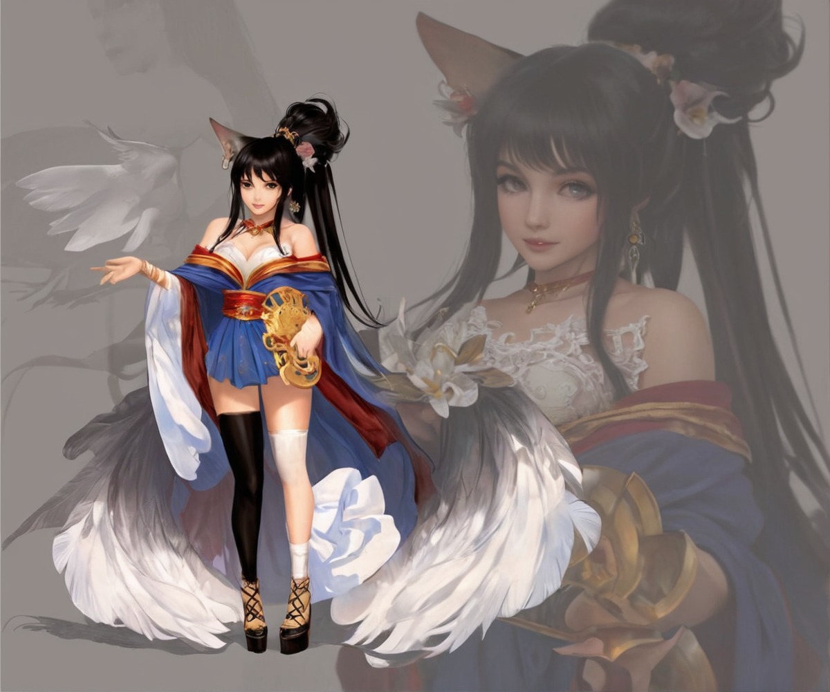 characterdesign, adoptable, adoptablesopen, adoptableauction, kemonomimi, fantasycharacter, characterconcept, digitalart, animegirl, originalcharacter, animedrawing, kitsune, commission