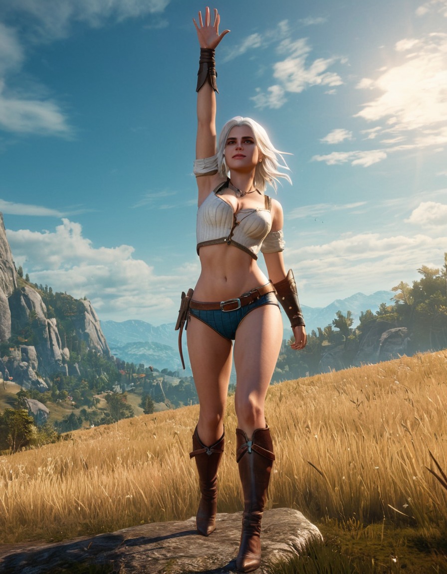 ciri, the witcher 3, wild hunt, video games, action, fantasy, heroine