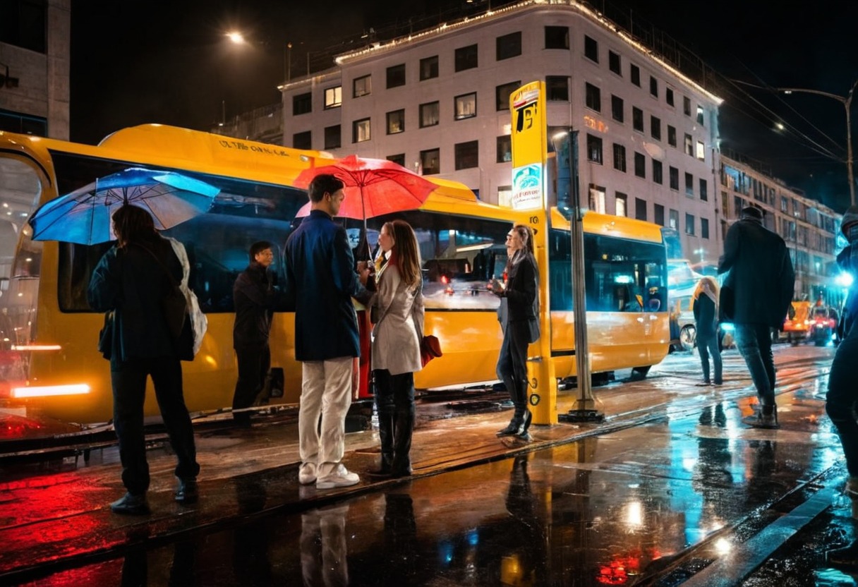 photography, streetphotography, stockphotography, architecture, cityscape, autumn, beautiful, bokeh, bus, city, evening, girl, light, motion, night, people, public, rain, road, stop, street, transport, umbrella, urban, wait, weather, yellow, young, art