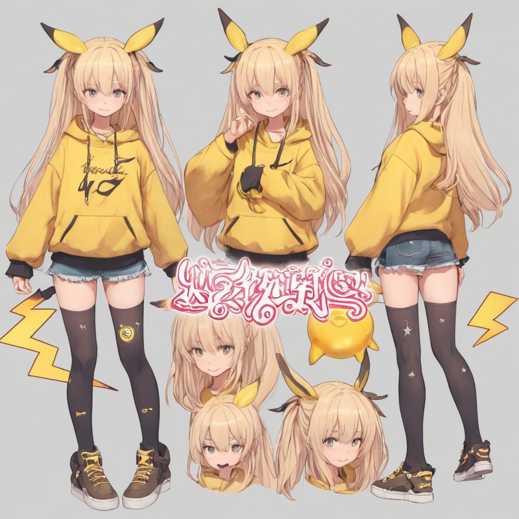 anime, characterdesign, adoptable, animegirl, adoptablesopen, animedrawing, characterconcept, cutekawaii, pokemon, sale, pikachu, adopt, aiart, aiadopt