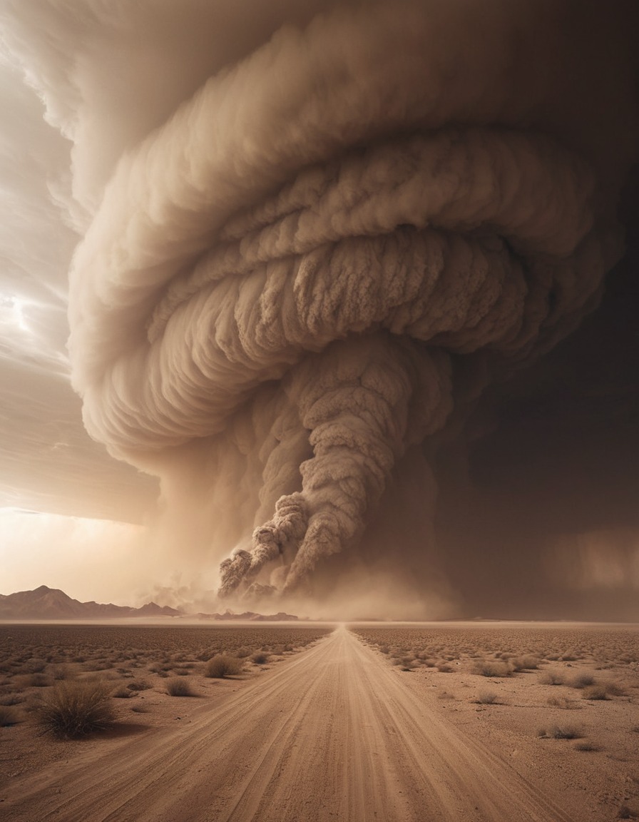 dust storm, natural disaster, landscape, weather, environment, mad max