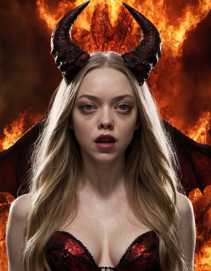 amanda seyfried, hell, demon