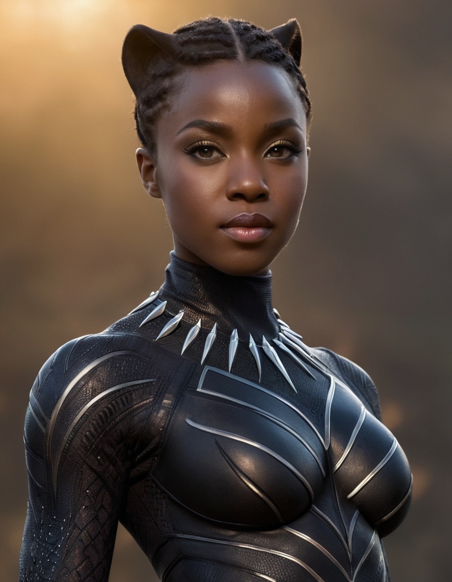 black panther, superhero, marvel, female protagonist, empowerment, feminism, gender equality