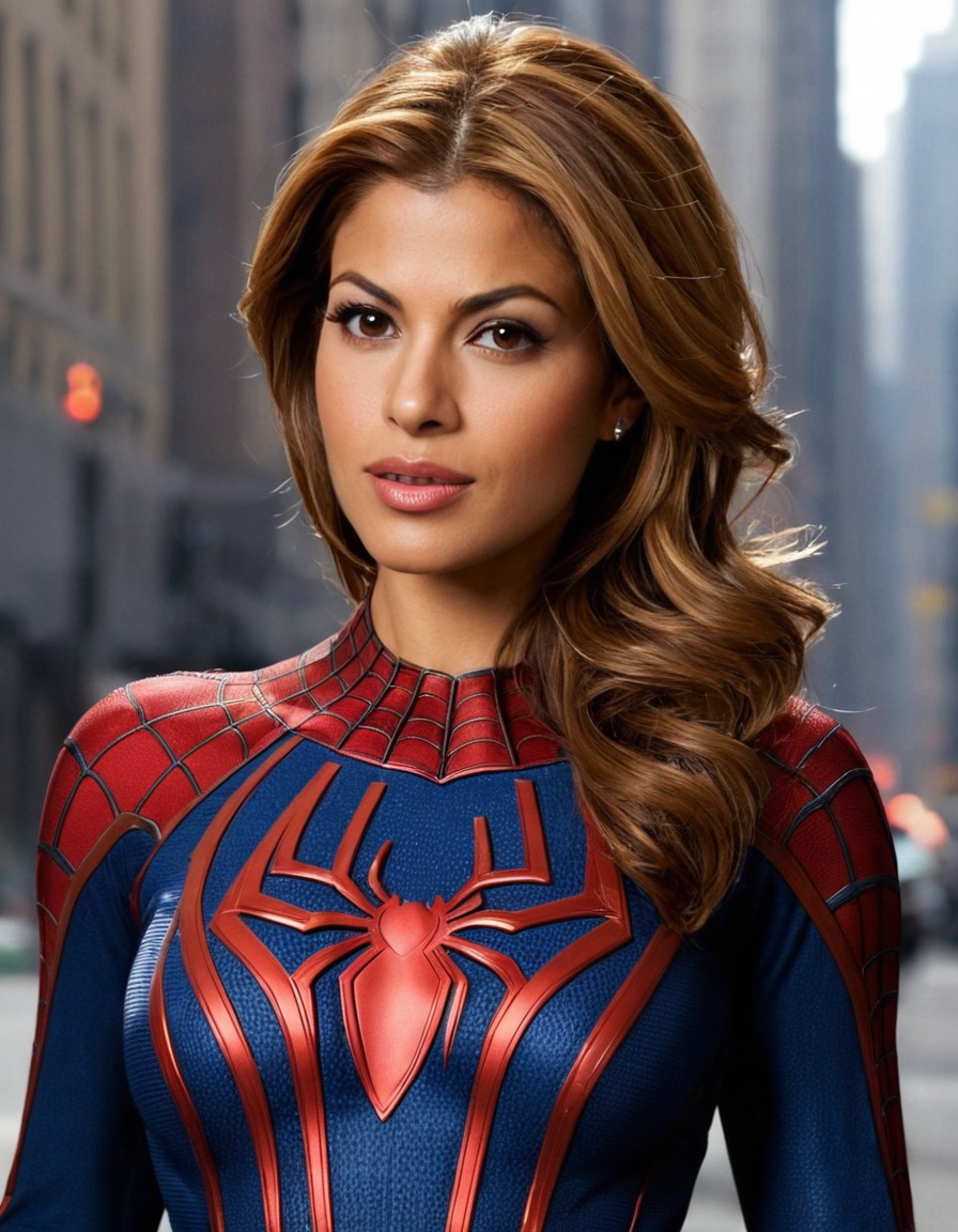 eva mendes, spiderman, actress, superhero, marvel comics