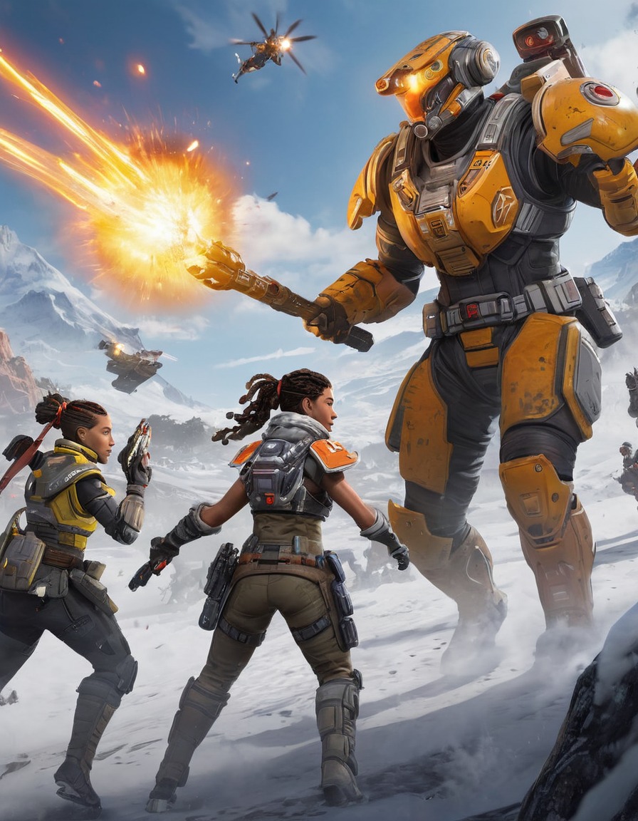 apex legends, battle royale, video game, characters, action, energy weapons, skirmish, computer games