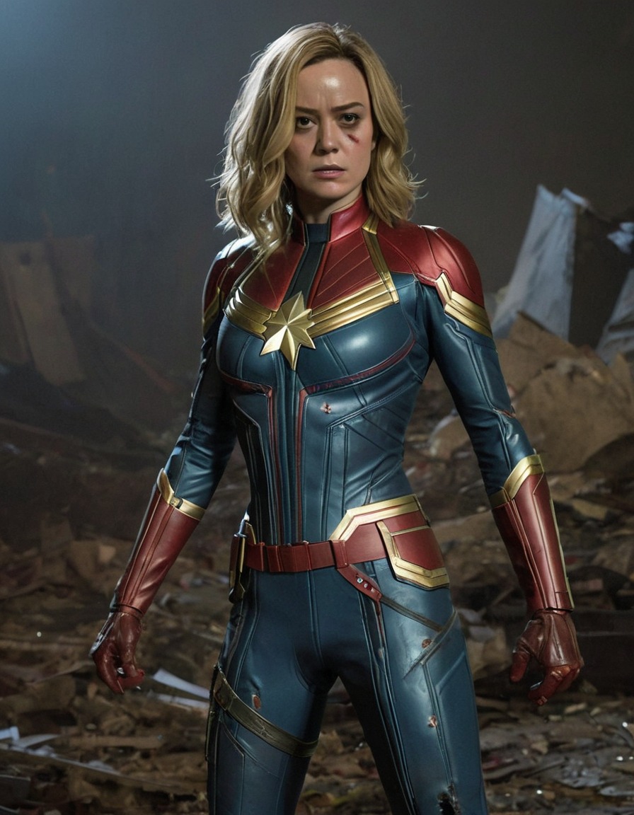 captain marvel, zombie, superhero, tattered suit, undead, marvel comics, marvel