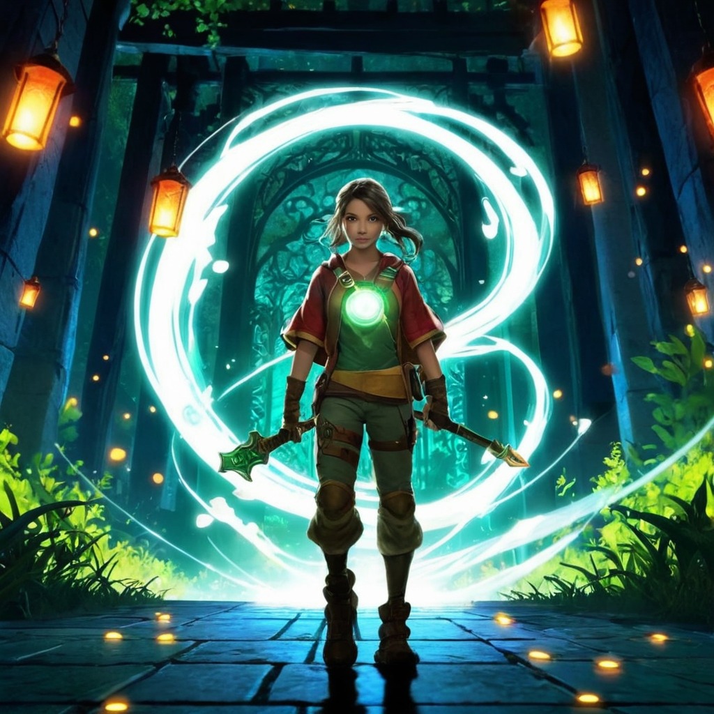 digitalart, videogamefanart, magic, wallpaper, fanart, cartoon, anime, characterdesign, warrior, digitalpainting, game, forest