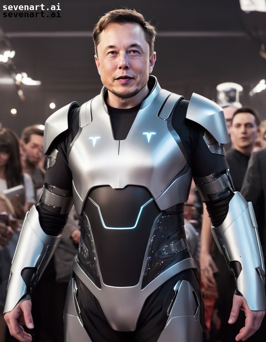 futuristic, costume party, cyborg, elon musk, tesla, elonmusk, musk