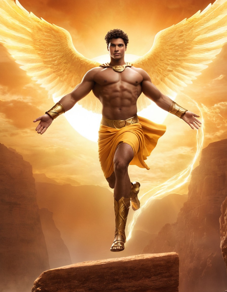 hermes, mythology, greek mythology, epic, god, scene, divine messenger