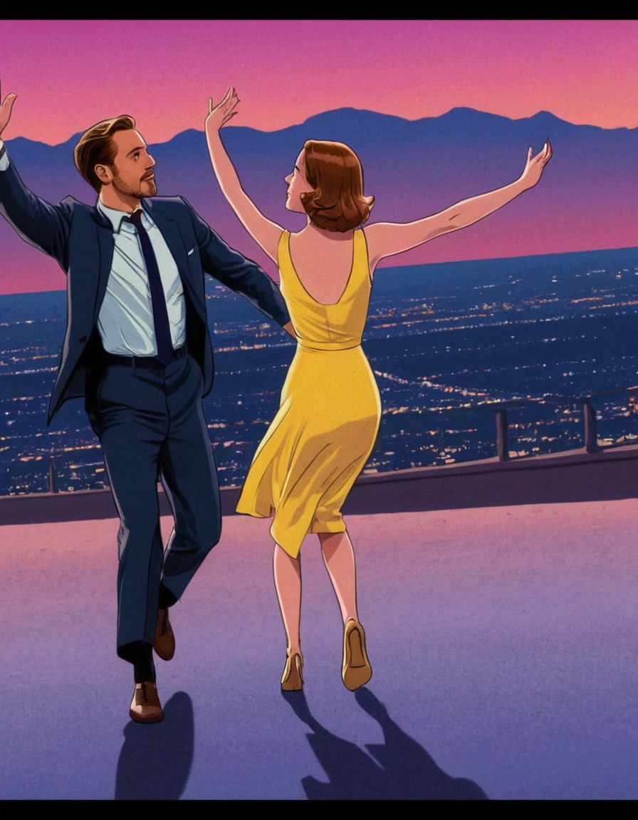 la la land, musical, romance, emma stone, ryan gosling, hollywood, dreams