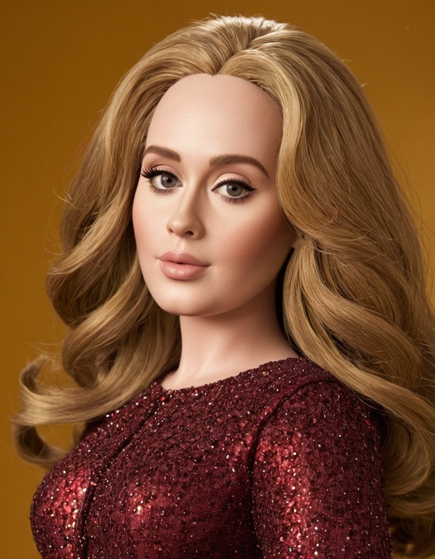 adele, musician, singer, pop culture, celebrity, toy, doll