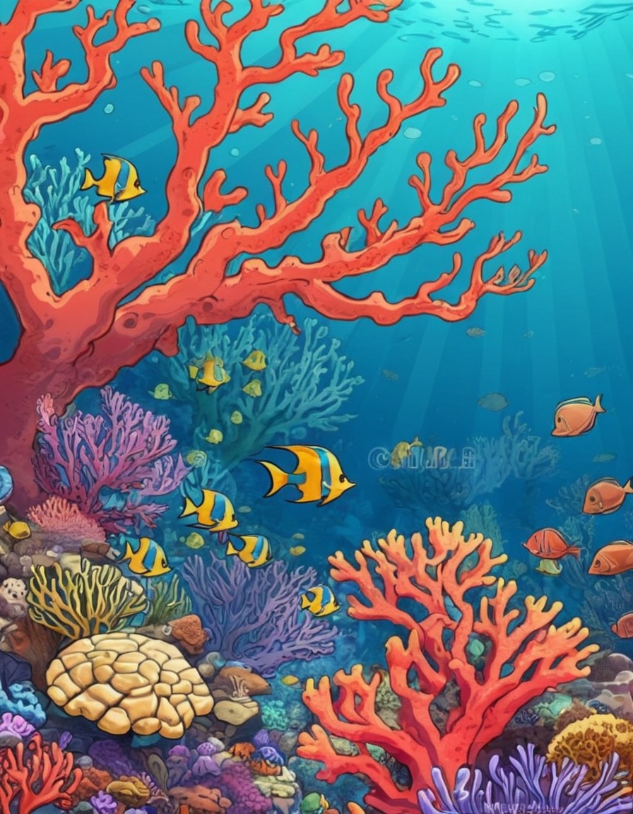 nature, coral reef, beautiful, marine life, ecosystem, scuba diving, environment