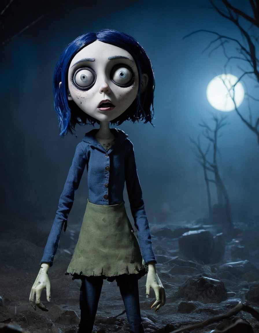 zombie, coraline jones, coraline, undead, horror, animated film, neil gaiman