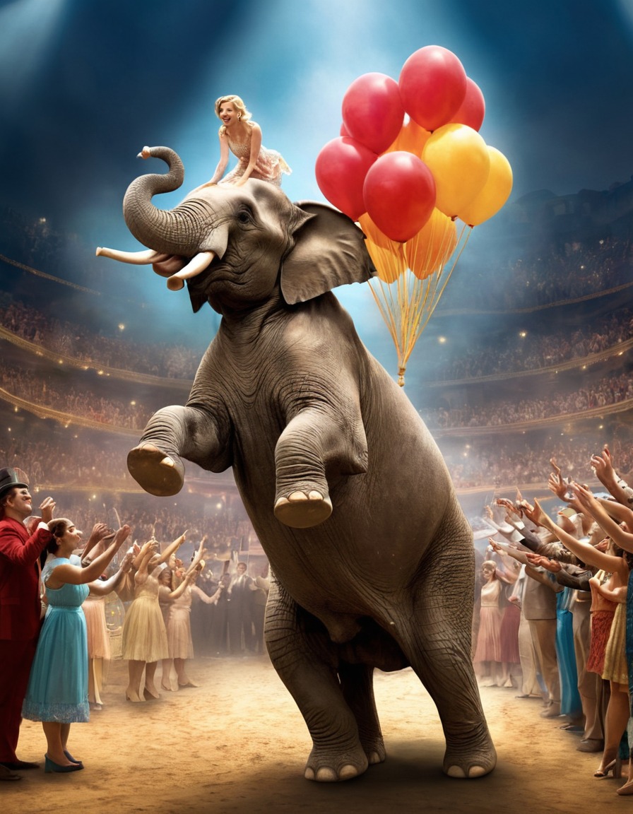 water for elephants, rosie the elephant, performance, grand finale, circus, book adaptation, books