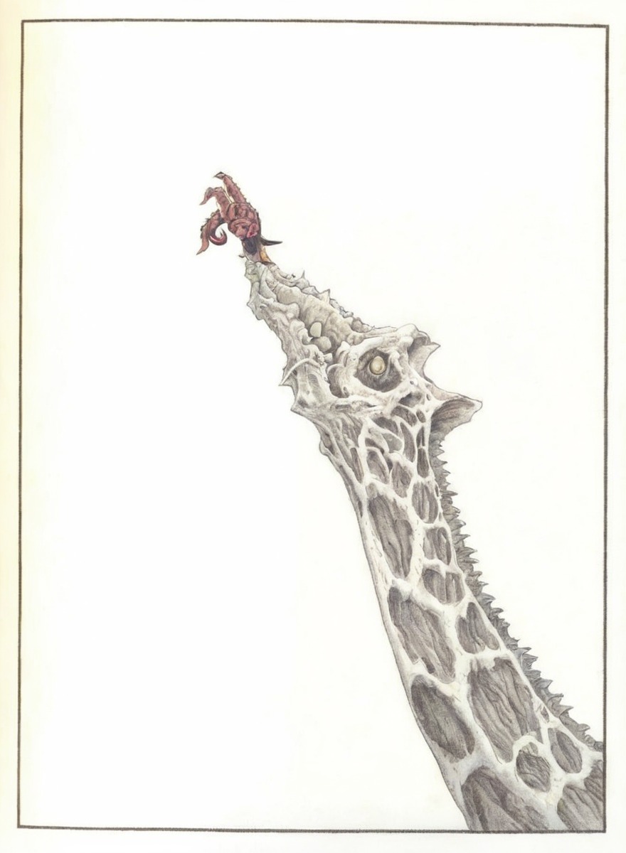 animal, traditionalart, pencildrawing, wildlife, animalart, butterfly, giraffe