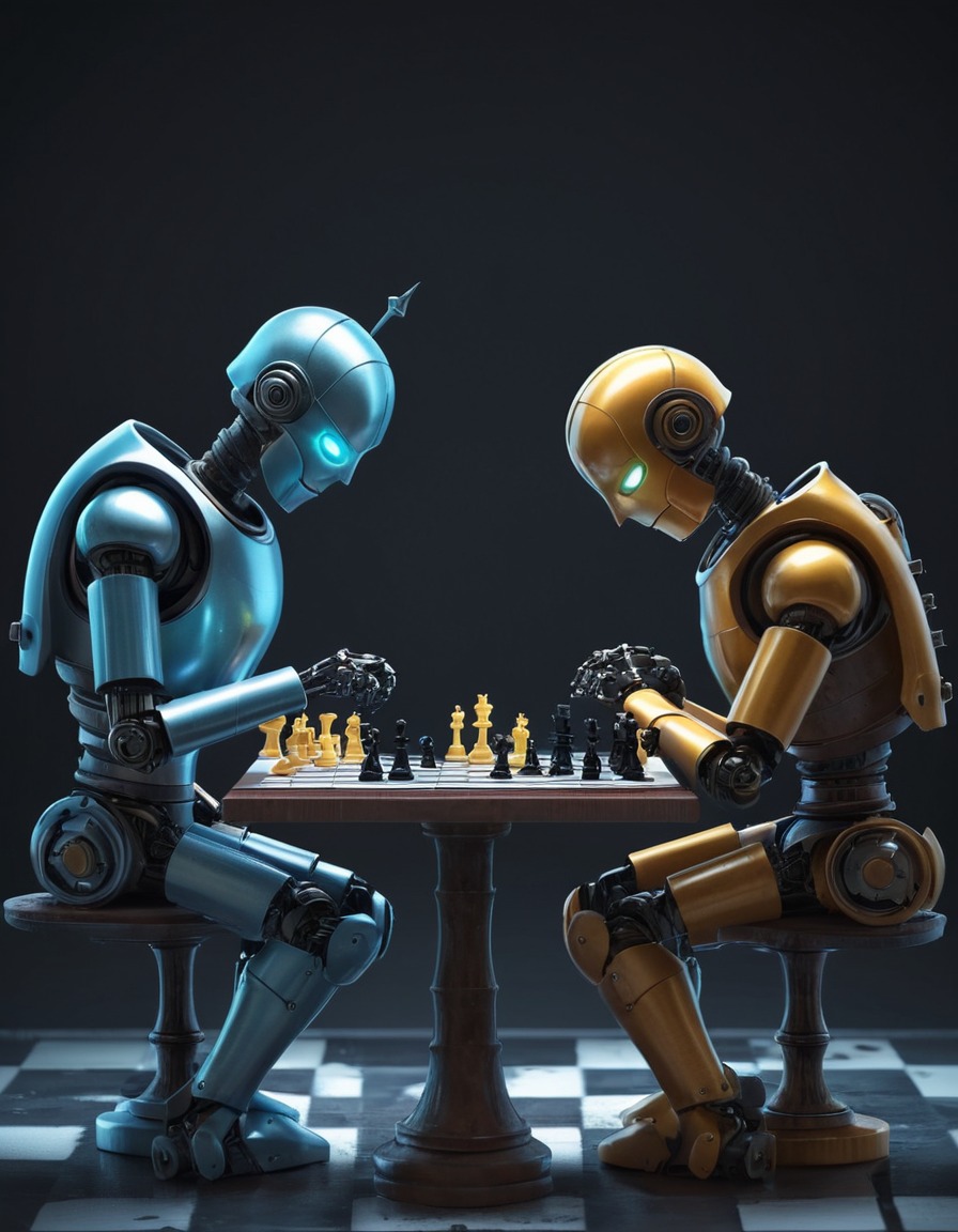 robots, artificial intelligence, chess, technology, competition