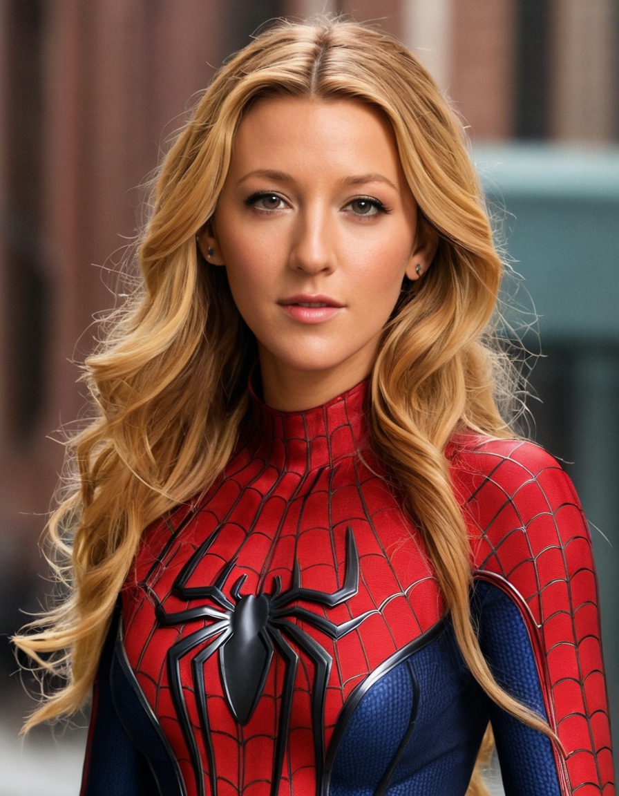 blake lively, spiderman, actress, superhero, marvel, film, character