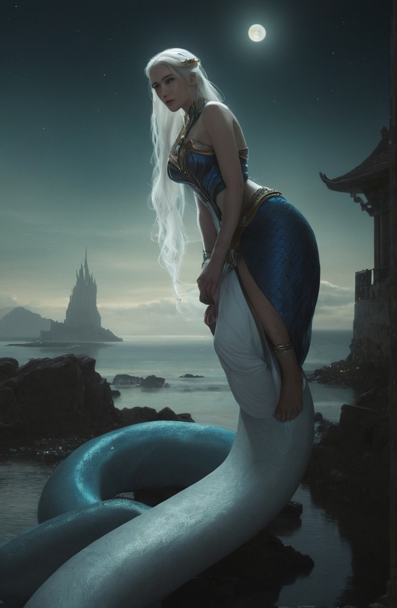 characterdesign, magic, digitalart, fantasyart, adoptable, digitalpainting, fantasycharacter, darkness, lamia, whitehair, lamiagirl, lamiacharacter, lamiamonstergirl, ai_artwork