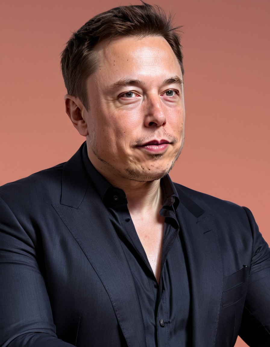 elon musk, portrait, painting, entrepreneur, tesla, spacex