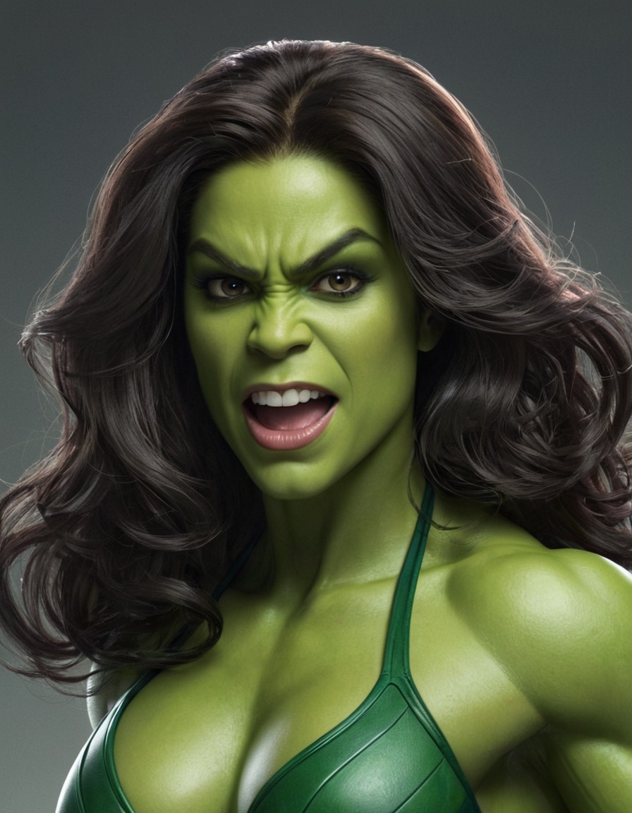 funny, she-hulk, caricature, marvel, superhero, comedy, entertainment