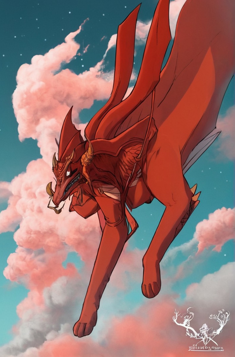 fox, sky, skyart, artfight, background, clouds, shading, shadingpractice, shadinglighting, shadingstyle, artfightattack, artfight2022, artfightteambloom, art_fight_2022