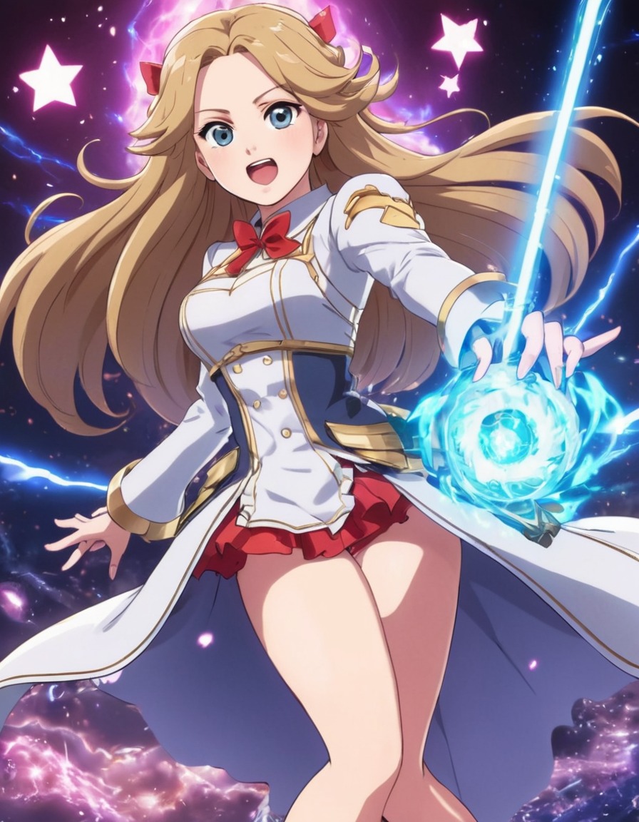 adele, magical girl, music, fantasy, power, transformation, anime