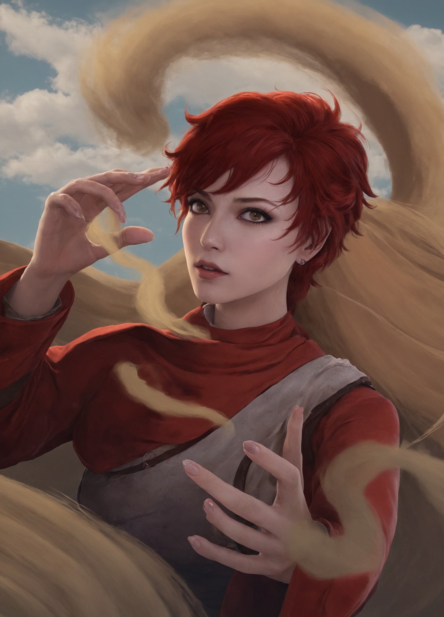 naruto, naruto fanart, gaara, artists on tumblr, digital art