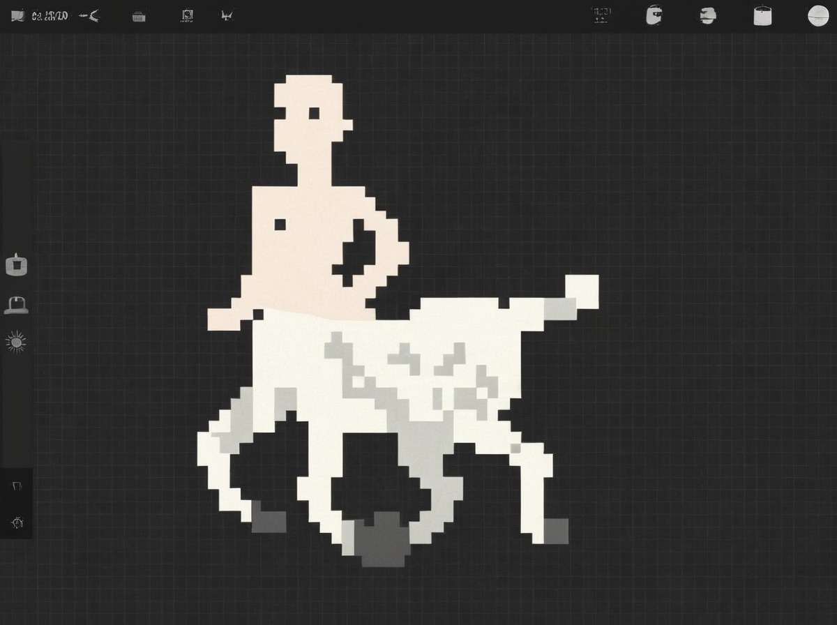 centaur, taur, art, artdigital, pixel_art, pixelart