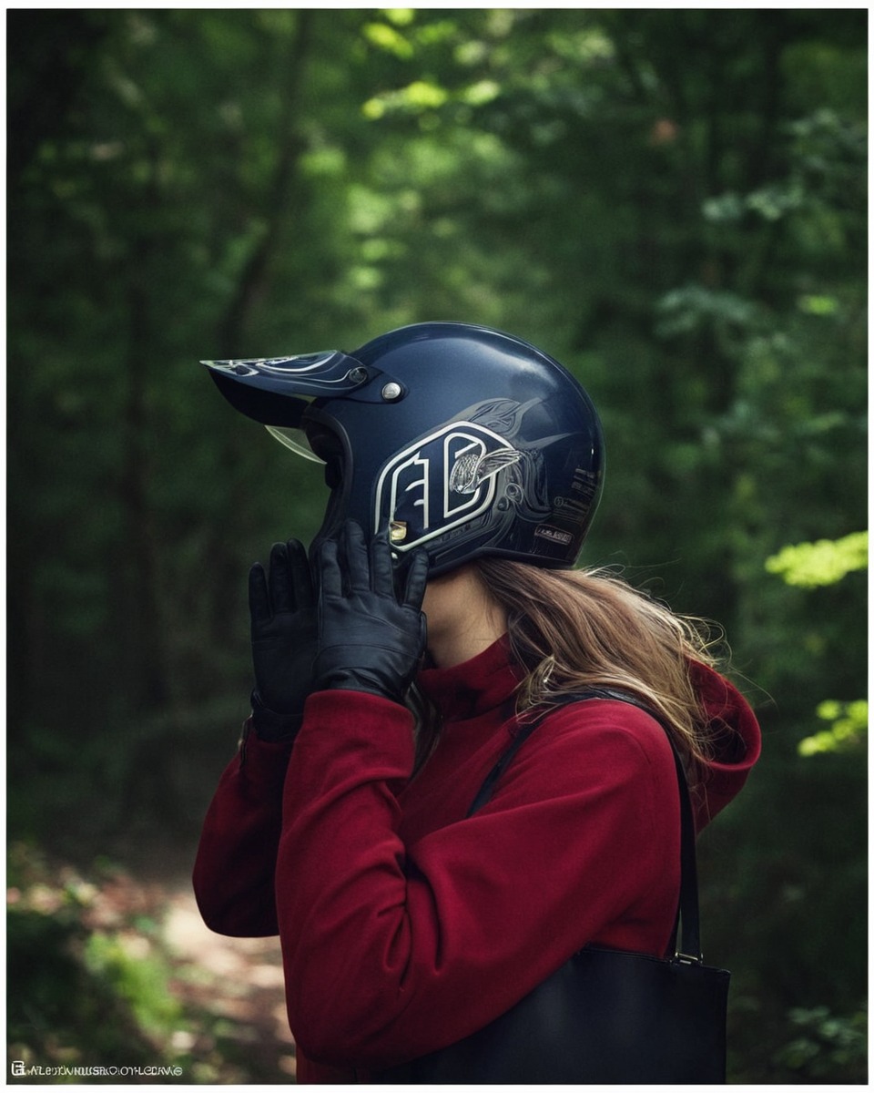 photography, motorcycle, portrait, beauty, forest, nature, newzealand