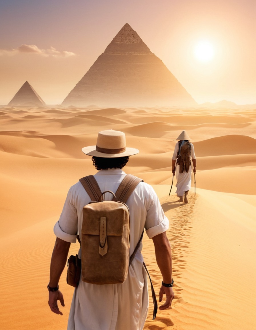 alchemist, santiago, egyptian desert, pyramids, adventure, inspirational journey, books