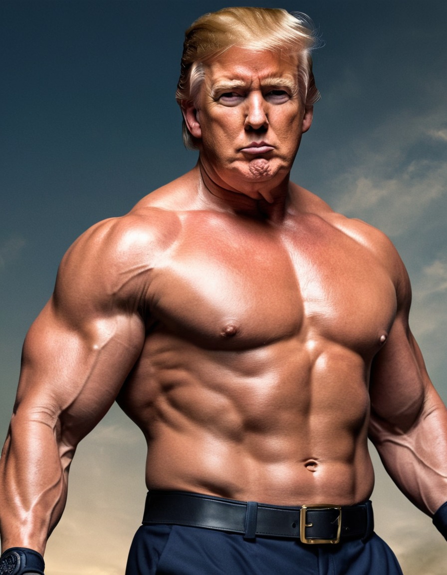 donald trump, muscular fitness, action, politics, president, exercise