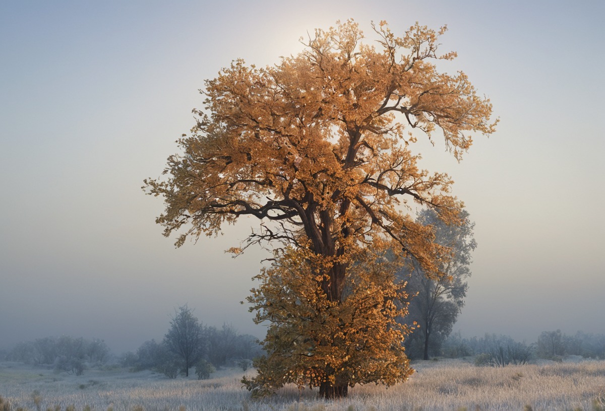 autumn, background, dreamy, fog, frosty, photography, stock, tree, ravenslane