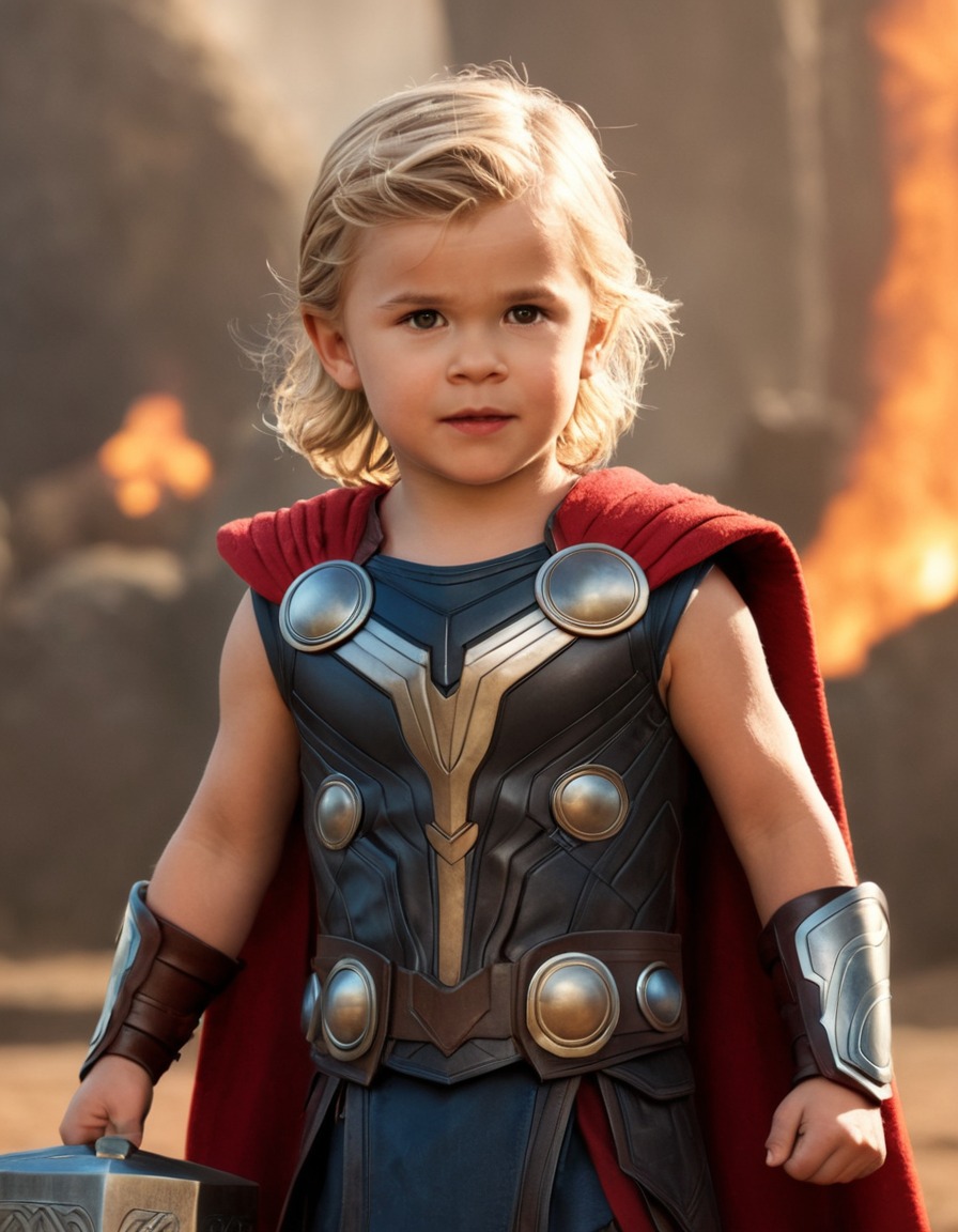 thor, marvel, norse mythology, god of thunder, childhood, superhero, asgard