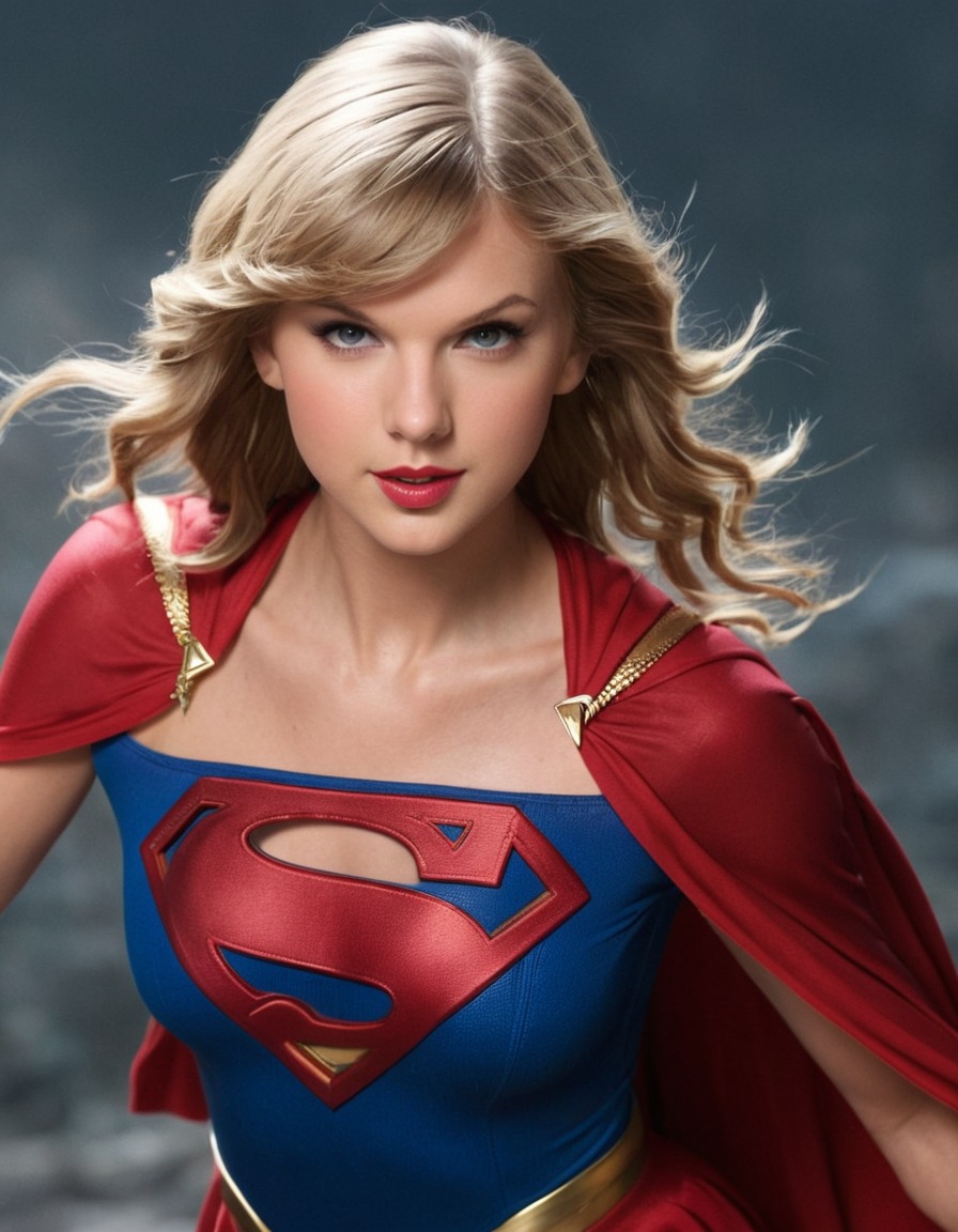 taylor swift, supergirl, musician, pop icon, superhero, celebrity