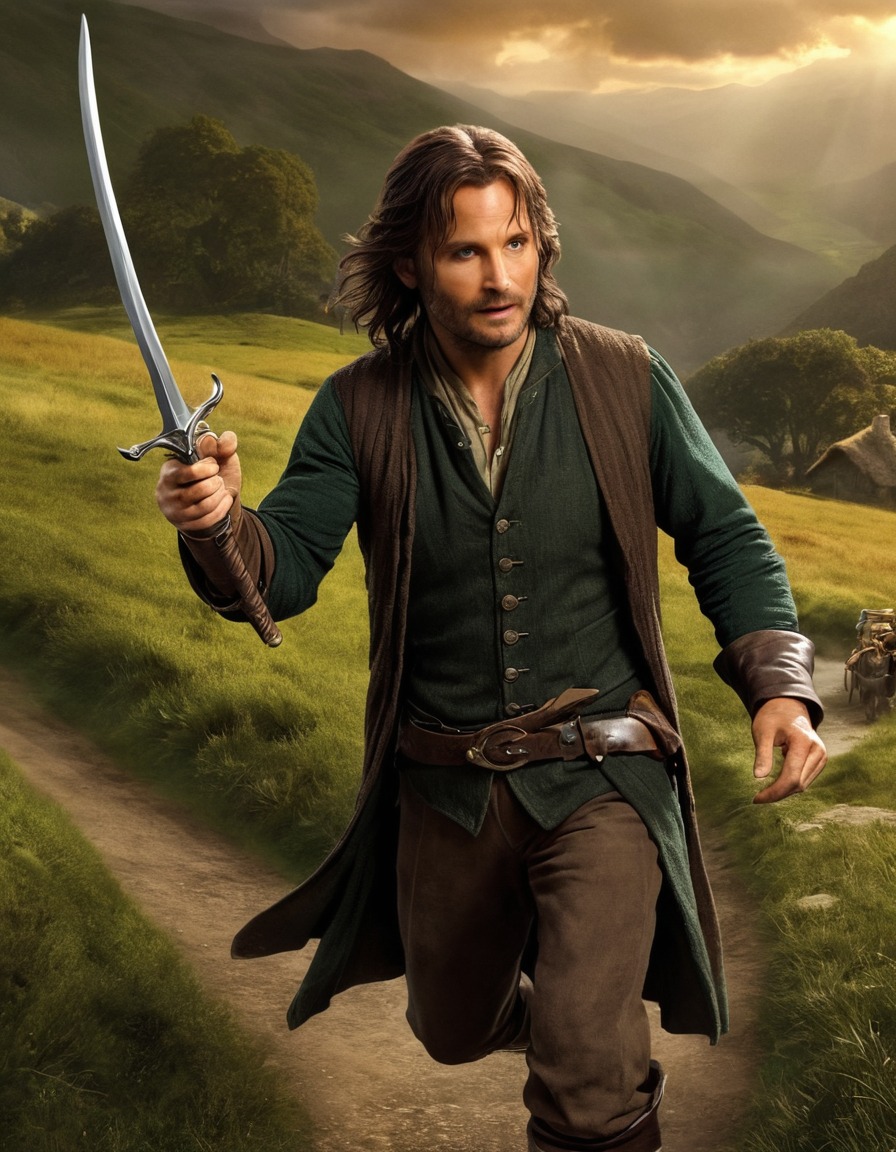 aragorn, hobbit, shire, fantasy, adventure, books