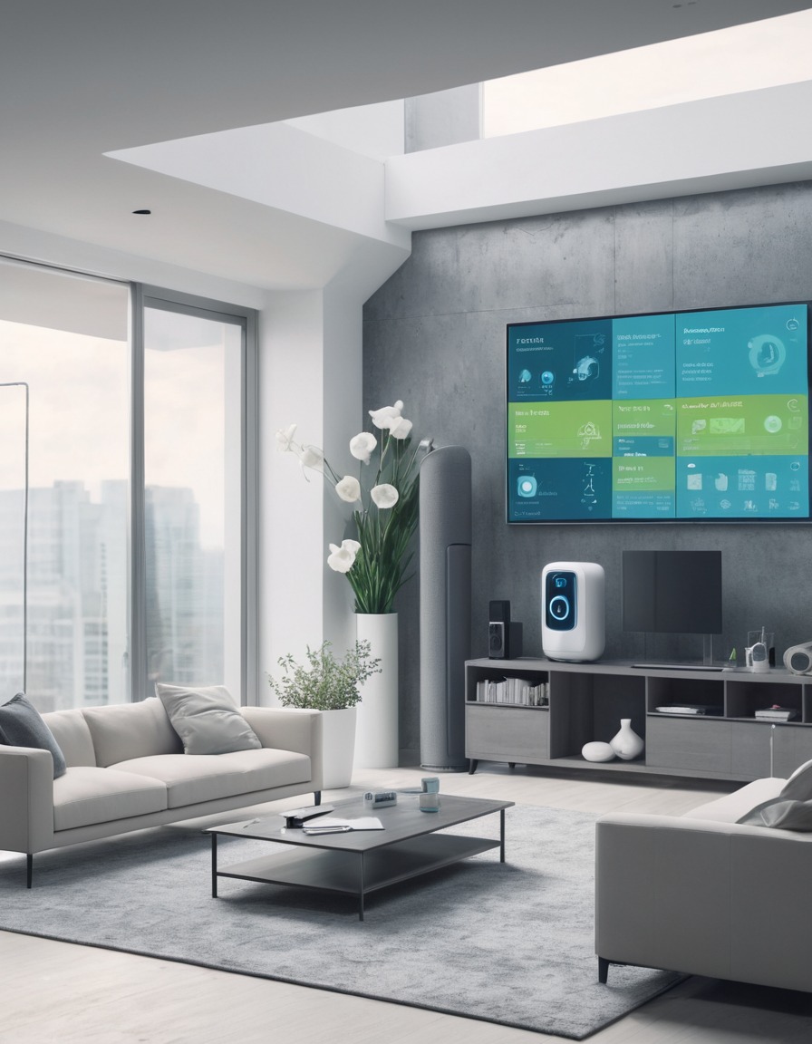 smart home, automation, ai, technology, futuristic