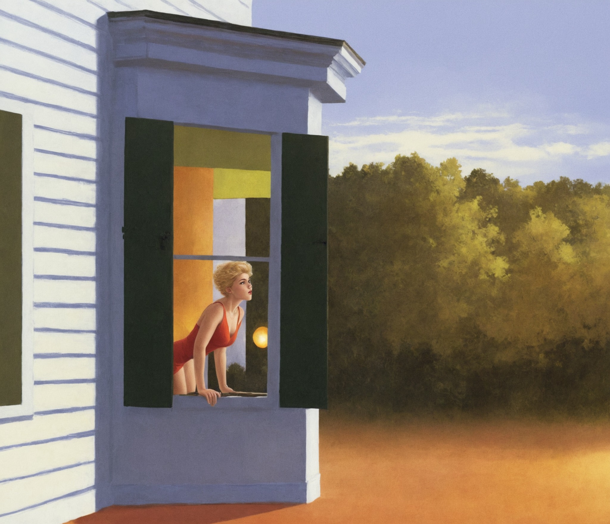 milestone monday, edward hopper, gail levin, oil panting, watercolor, illustration, american realism