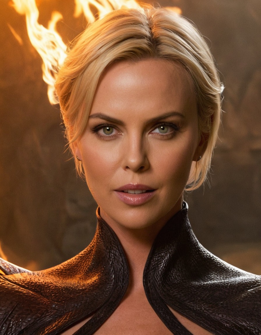 charlize theron, demon, actress, hollywood, celebrity