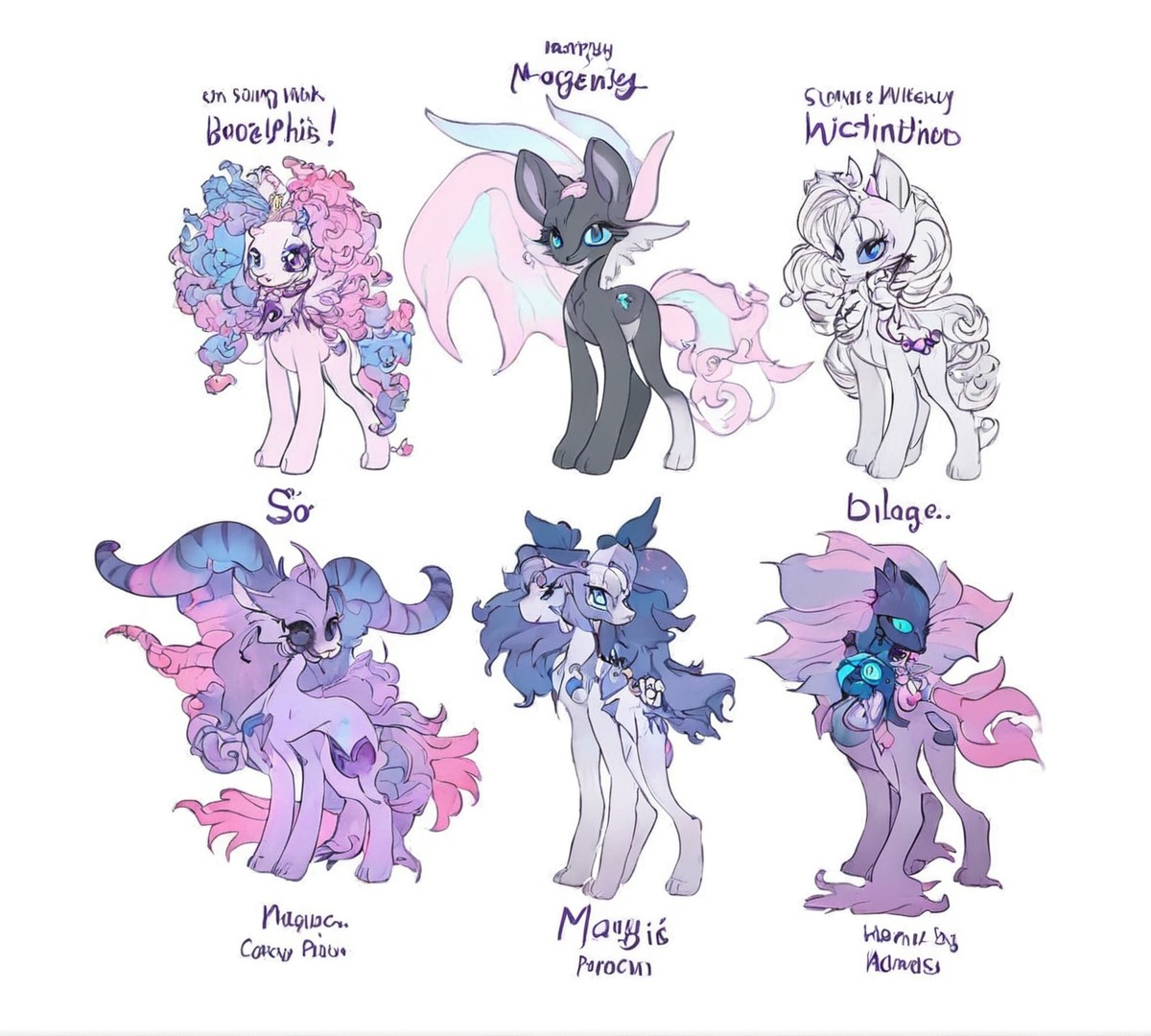 unicorn, monster, owncharacter, pegasus, ponies