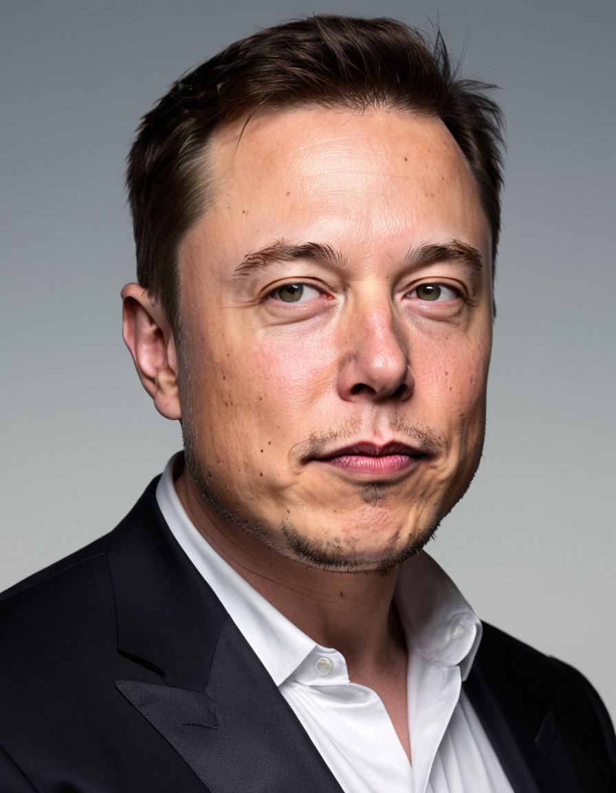 elon musk, portrait, painting, entrepreneur, tesla, spacex