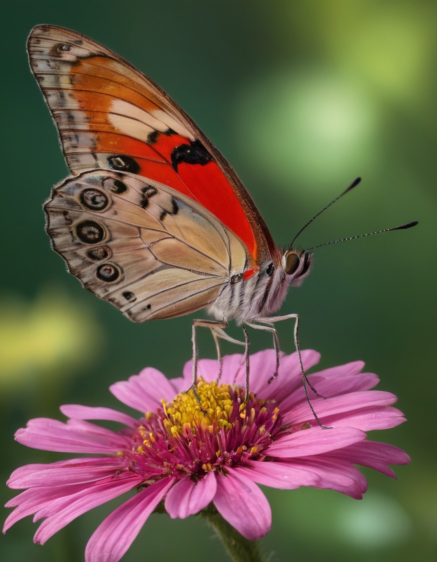 butterfly, flower, nature, beauty, colorful