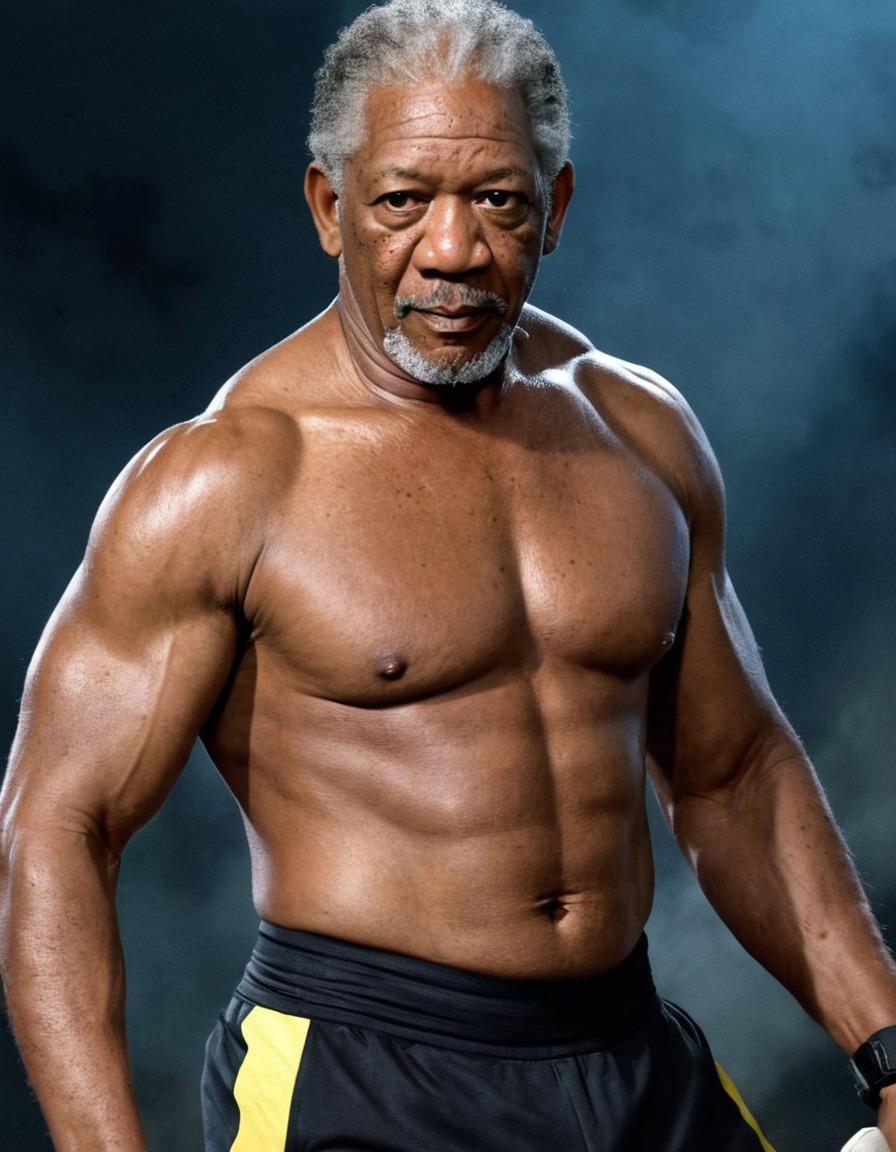 morgan freeman, muscular fitness, action, actor, hollywood, legend, physicality