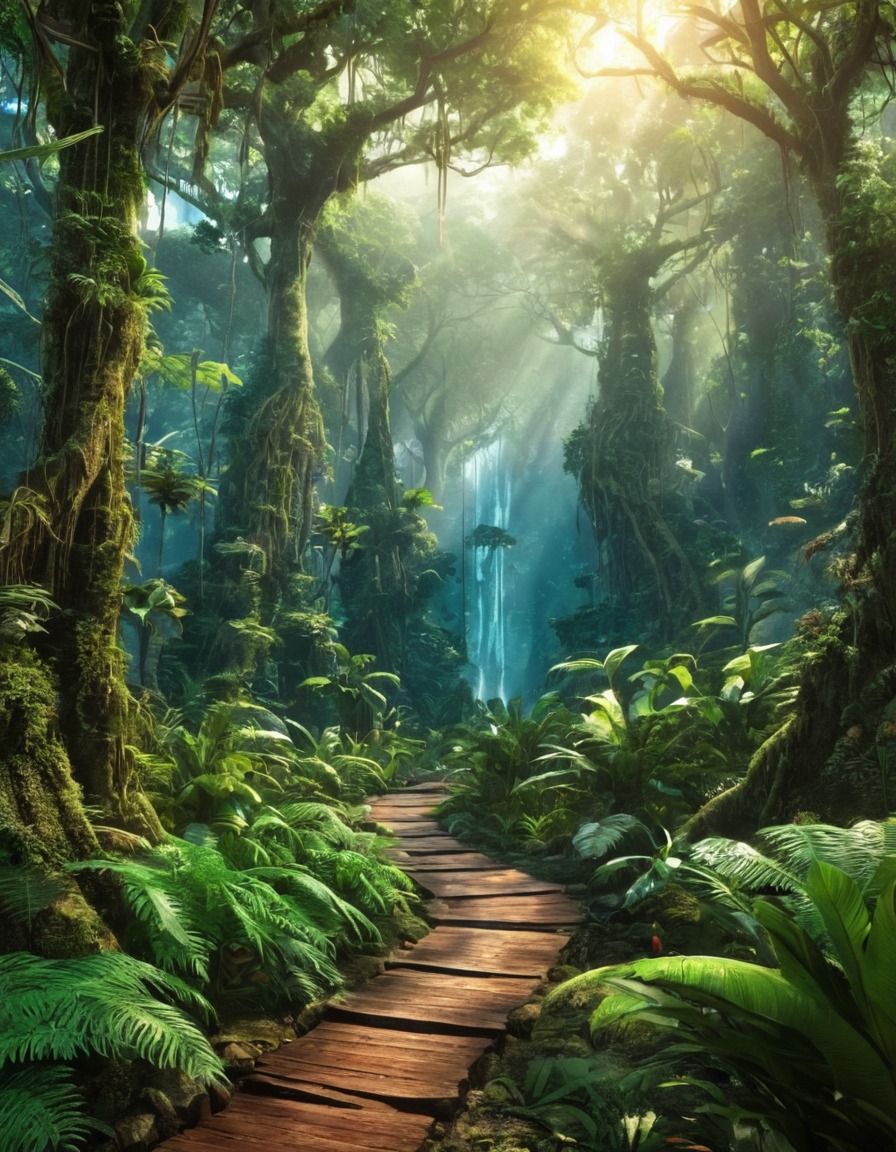 rainforest, nature, beautiful scenery