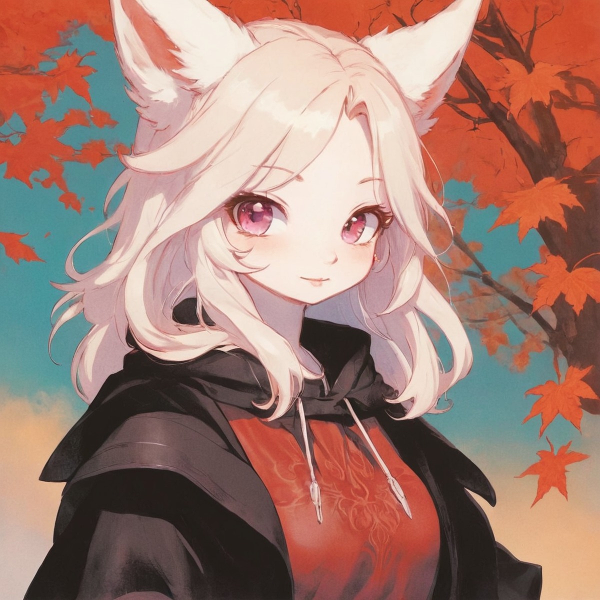 digitalart, digitalpainting, characterdesign, portrait, adoptable, animedrawing, fox, anime, photography, artforsale, conceptart, fantasy, fantasyart, feathers, adoptableoc, adoptablesopen, dailychallenge, aiadoptable, furryfall, midjourney, midjourneyart, midjourneyartwork